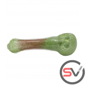 HALO 3 STONE GLASS HAND PIPE 5inch 3CT/PK